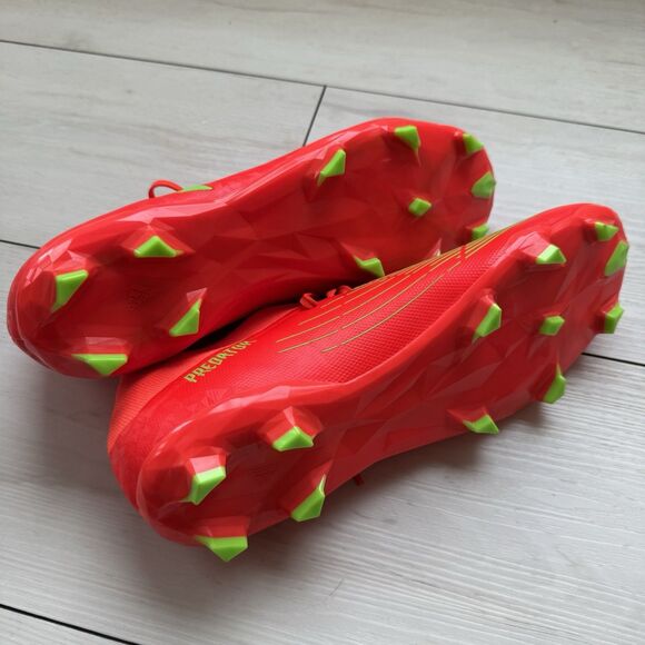 New Adidas Soccer Cleats FG Predator Edge .3 Solar Red GW1005 Men’s Size 11.5 - Picture 6 of 9